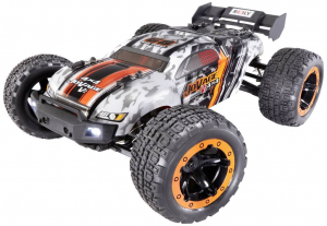 Reely JoVage 4x4 V2 Narancs/feh&eacute;r Brushed 1:16 RC modellaut&oacute; Elektro Truggy 4WD RtR 2,4 GHz Akkuval &eacute;s t&ouml;ltők&aacute;bellel (RE-9495501)