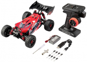Reely Major Piros Brushed 1:14 RC modellaut&oacute; Elektro Buggy 4WD RtR 2,4 GHz Akkuval &eacute;s t&ouml;ltők&eacute;sz&uuml;l&eacute;kkel (RE-7846527)