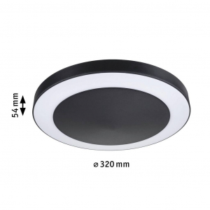 Paulmann Circula  LED-es k&uuml;lt&eacute;ri mennyezeti l&aacute;mpa 14 W Antracit (94525)