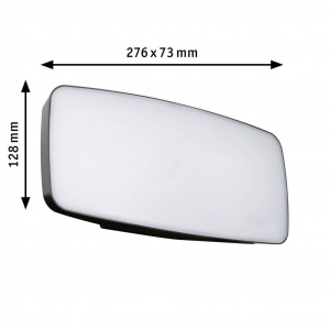 Paulmann Sheera IP44 ZB  K&uuml;lt&eacute;ri fali l&aacute;mpa LED 6.5 W Antracit (94507)