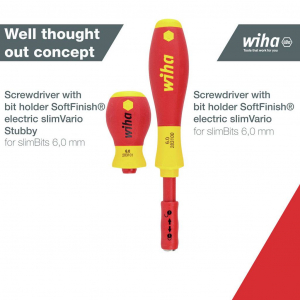 Wiha VDE csavarh&uacute;z&oacute; k&eacute;szlet, 18 r&eacute;szes,  slimVario (41231)