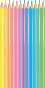 Maped Sz&iacute;nes ceruza k&eacute;szlet, h&aacute;romsz&ouml;gletű,  "Color`Peps Pastel", 12 k&uuml;l&ouml;nb&ouml;ző pasztell sz&iacute;n (IMA832069)