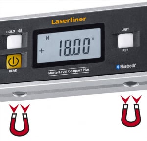 Laserliner MasterLevel Compact Plus  Digit&aacute;lis v&iacute;zm&eacute;rt&eacute;k M&aacute;gnessel 30 mm (081.265A)