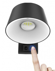 Sygonix Napelemes k&uuml;lt&eacute;ri fali l&aacute;mpa mozg&aacute;sjelzővel LED Fixen be&eacute;p&iacute;tett LED-es 10 W Antracit sz&uuml;rke (SY-5801972)