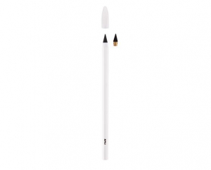 APLI T&ouml;ltőceruza, HB, hatsz&ouml;gletű, csereheggyel,  "Infinite", feh&eacute;r (LCA19830)