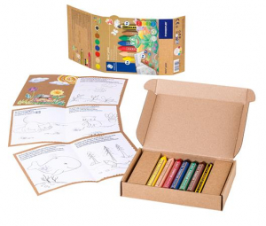 STAEDTLER Vegyes sz&iacute;nező k&eacute;szlet,  "Noris junior 61 C1" (TS61C1)