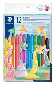 STAEDTLER Zs&iacute;rkr&eacute;ta, csavar&oacute;s,  "Noris 221", 12 k&uuml;l&ouml;nb&ouml;ző sz&iacute;n (TS221NWP12)