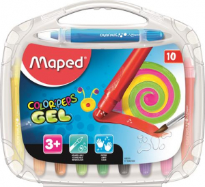 Maped Zs&iacute;rkr&eacute;ta, kitekerhető,  "Color`Peps GEL", 10 k&uuml;l&ouml;nb&ouml;ző sz&iacute;n (IMA836310)