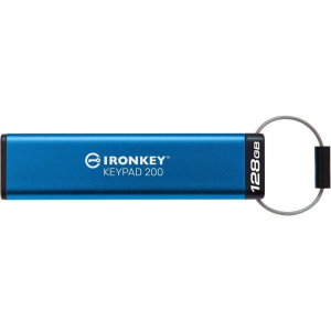Pen Drive 128GB Kingston IronKey Keypad 200 USB 3.2 Gen 1 (IKKP200/128GB)