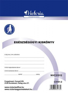Victoria Nyomtatv&aacute;ny, eg&eacute;szs&eacute;g&uuml;gyi kisk&ouml;nyv, A6,  "C.3151-2" (NVC31512)