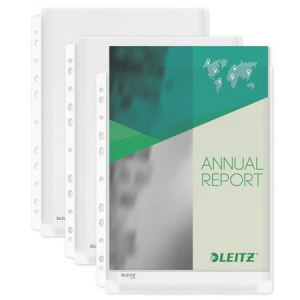 Leitz Genotherm, lefűzhető, A4, 170 mikron, narancsos fel&uuml;let, 20 mm,  "Jumbo" (E54934)