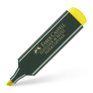 Faber-Castell Sz&ouml;vegkiemelő, 1-5 mm, , "Textliner 48", s&aacute;rga (TFC154807)