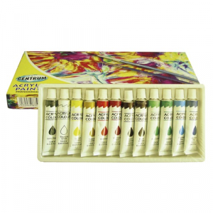 Centrum Kreat&iacute;v akrilfest&eacute;k/tempera/  12 ml 12 db-os klt. (83561)