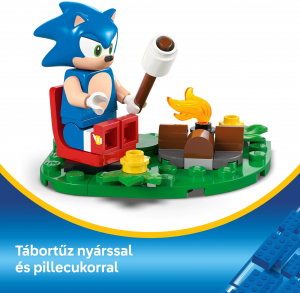 Lego Sonic the Hedgehog 77001 Sonic csat&aacute;ja a t&aacute;bortűzn&eacute;l
