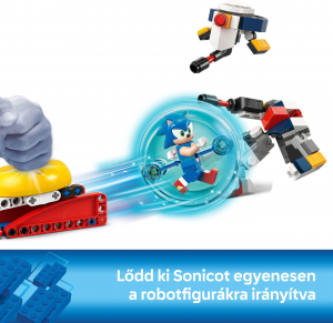 Lego Sonic the Hedgehog 77001 Sonic csat&aacute;ja a t&aacute;bortűzn&eacute;l