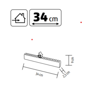 Home LED-es adventi napt&aacute;r, 7db LED vil&aacute;g&iacute;t&aacute;s, fa alapanyag, elemes t&aacute;pell&aacute;t&aacute;s, belt&eacute;ri kivitel (KLW25)