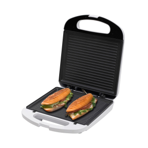 Home panini szendvicss&uuml;tő, 1200 W, nagy s&uuml;tőfel&uuml;let, tapad&aacute;smentes, jelzőf&eacute;nyek (HGP4)