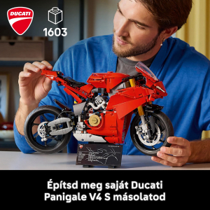 Lego Technic Ducati Panigale V4 S motorker&eacute;kp&aacute;r 42202