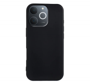 Szilikon telefonv&eacute;dő (matt) FEKETE Realme C71 4G "Gigapack csomagol&aacute;s" (GP-174565)