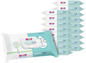 HiPP Babysanft Soft &Pur (18×48 db) popsitörlő - 99% víztartalommal