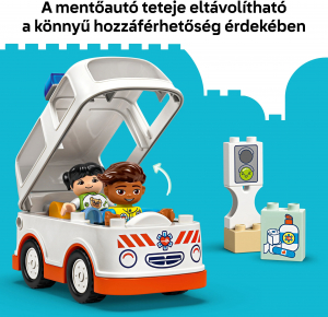 Lego DUPLO Mentőaut&oacute; &eacute;s mentősofőr 10447