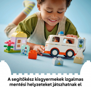 Lego DUPLO Mentőaut&oacute; &eacute;s mentősofőr 10447
