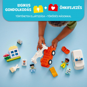 Lego DUPLO Mentőaut&oacute; &eacute;s mentősofőr 10447