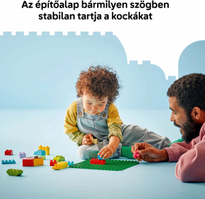 Lego DUPLO Z&ouml;ld &eacute;p&iacute;tőlap 10460