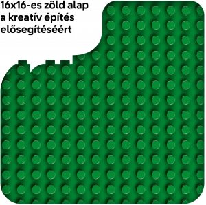 Lego DUPLO Z&ouml;ld &eacute;p&iacute;tőlap 10460