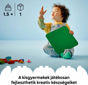 Lego DUPLO Z&ouml;ld &eacute;p&iacute;tőlap 10460