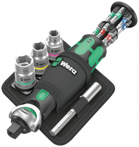 Wera Zyklop Pocket 2 Bit csavarh&uacute;z&oacute; 1/4, 3/8 (05004281001)