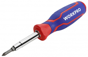 WorkPro Csavarh&uacute;z&oacute; k&eacute;szlet PH2, 1/4, PH1, 3/16&rdquo; (4.8 mm) (WP221046)