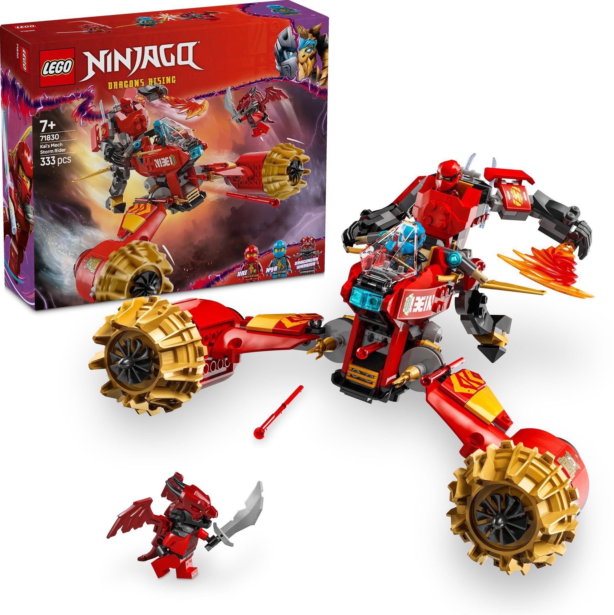 Lego NINJAGO Kai viharjáró robotja 71830