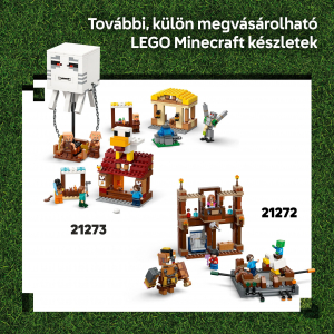 Lego Minecraft K&uuml;zdőt&eacute;r az erdei h&aacute;zn&aacute;l 21272