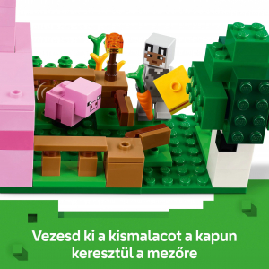 Lego Minecraft A kismalac h&aacute;za 21268
