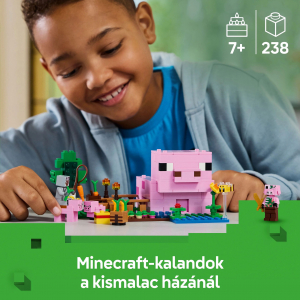 Lego Minecraft A kismalac h&aacute;za 21268