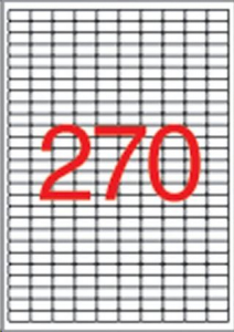 APLI 17.8x10 mm univerz&aacute;lis etikett, elt&aacute;vol&iacute;that&oacute;, kerek&iacute;tett sark&uacute; 800 darab (LCA10197)