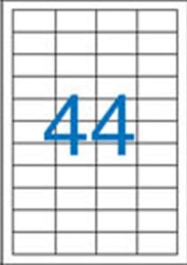 Victoria 48.5x25.4 mm univerzális etikett, 4400 darab (LCV11366)