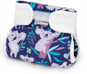 T-tomi Ortop&eacute;diai abdukci&oacute;s pelenka - t&eacute;pőz&aacute;ras Dark koalas bugyipelenka - terpeszpelenka