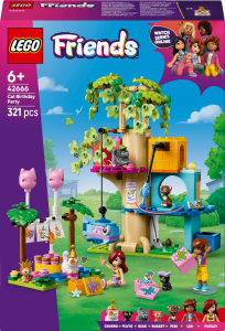 Lego Friends Sz&uuml;let&eacute;snapi cicazs&uacute;r &eacute;s lombh&aacute;z cic&aacute;knak 42666