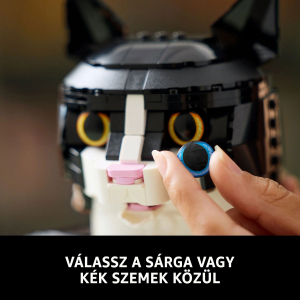 Lego Ideas 21349 Fekete-feh&eacute;r macska
