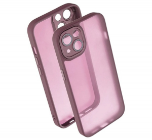 Szilikon telefonv&eacute;dő (&uuml;t&eacute;s&aacute;ll&oacute;s&aacute;g, akril h&aacute;tlap, kamerav&eacute;dő) LILA Apple iPhone 13 "Gigapack csomagol&aacute;s" (GP-153376)