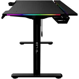 The G-Lab K DESK PLATINIUM gamer asztal fekete