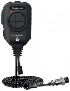 Albrecht VOX mikrofon   VOX Mikrofon 4-polig Version 1 mit ANC, z.B. f&uuml;r Stabo CB-Funkger&auml;te (42120)