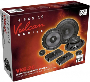 HIFONICS VX-6.2C 2 utas be&eacute;p&iacute;thető hangsz&oacute;r&oacute; k&eacute;szlet 200 W Tartalom: 1 k&eacute;szlet (vx6.2c)