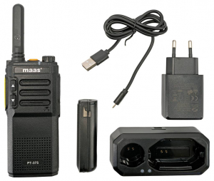MAAS Elektronik PT-375  PMR k&eacute;sz&uuml;l&eacute;k 1 r&eacute;szes k&eacute;szlet (3702)