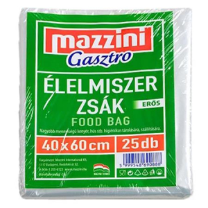 Mazzini &Eacute;lelmiszerzs&aacute;k, erős, 25 db, 40 x 60 cm,  "Gasztro" (KHK1049)