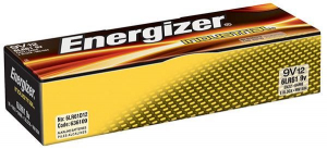 Energizer Industrial E 6LR61 elem (12db/csomag)  (7638900361094)