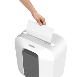 Fellowes Iratmegsemmis&iacute;tő, konfetti, 6 lap,  "Powershred LX25" feh&eacute;r (IFW109815)