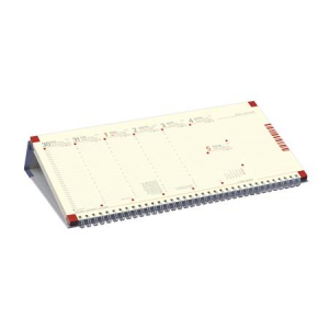 Toptimer Napt&aacute;r, asztali, fekvő, , jegyzetblokkos, k&eacute;k (NKC050KU)